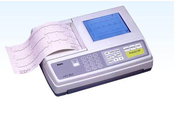 日本铃谦三导联Kenz-cardico302数字式心电图机