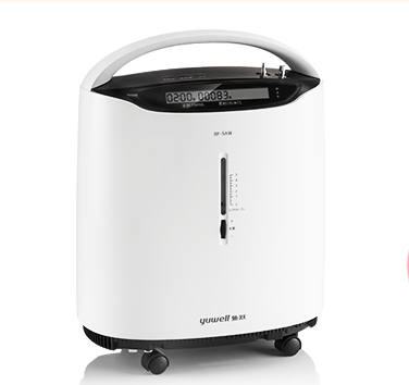 鱼跃制氧机医用级5L升吸氧器家用吸氧机老人孕妇氧气机家庭式小型